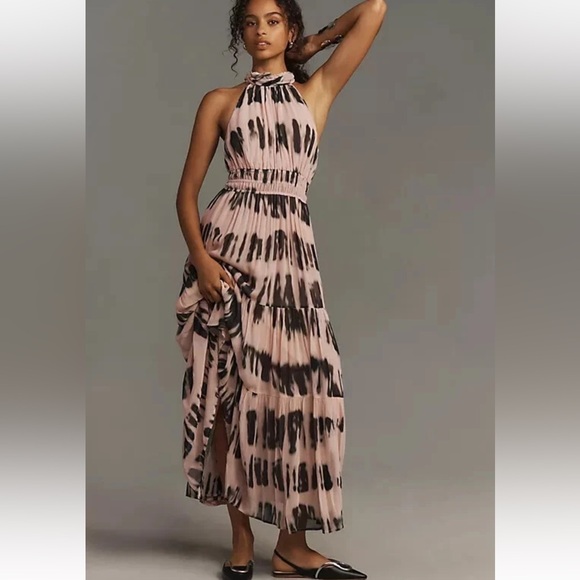 Anthropologie The Somerset Maxi Dress: Halter Edition NWT